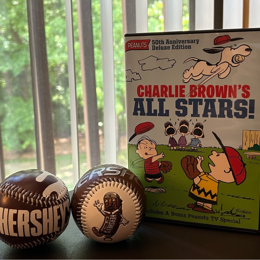 Charlie Brown's All Stars DVD with Hershey's Baseballs